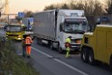 VU LKW A 4 Rich Aachen hinter Rodenkirchener Bruecke P07